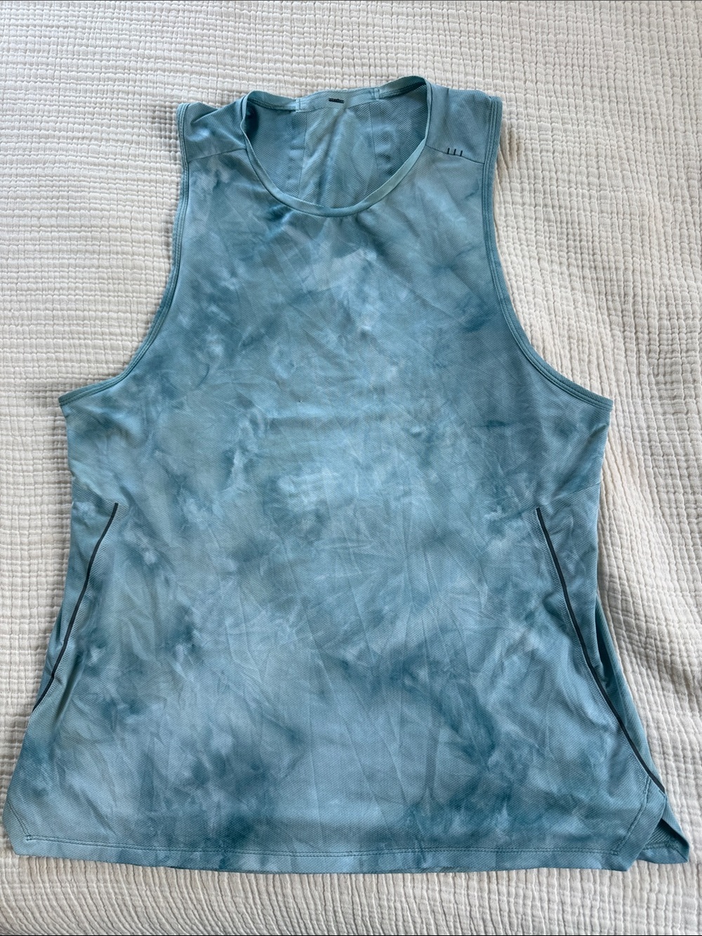 lululemon athletica Teal Tie-Dye Men's Tank